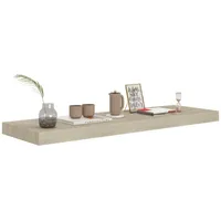 VidaXL Schweberegal Eiche-Optik 80x23,5x3,8 cm MDF
