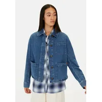 CAMEL ACTIVE Jeansjacke aus Baumwolle Verwaschenes Blau, | 42