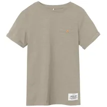 NAME IT Jungen Nkmvincent Ss Top F Noos T-Shirt, Pure Cashmere, 134-140