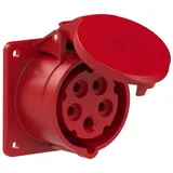 PCE 315-6ttf7 CEE-Anbausteckdose gerade (75x75mm) 16A 5p 6h IP44/IP54 TT 3156ttf7