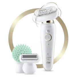 Braun Silk-épil 9 Flex 9020 weiß/gold