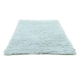 Tom Tailor Teppich Fluffy Uni blue lagoon 80 x 160 cm