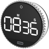 Xavax 185858-X Digitaler Küchentimer Schwarz, Silber