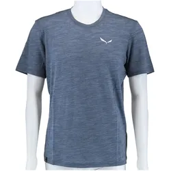 Salewa Sport-Tshirt Eagle Minilogo Merino (weich, leicht) javablau Herren