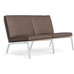 Norr11 Man Sofa 2-Sitzer,  dunes dark brown 21001