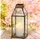 Marrakesch Orient & Mediterran Interior Orientalische Laterne Windlicht Mahdi aus Glas mit Tür 25 cm Wohndeko