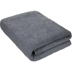 Betz Badetuch 3-tlg. Set groß XXL Badetücher Saunatuch DRESDEN 100% Baumwolle Größe 100 cm x 160 cm Farbe dunkelgrau