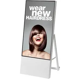 Showdown Displays Digitaler Kundenstopper Smart Line 43" weiß