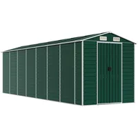VidaXL Gerätehaus Grün 191x640x198 cm Verzinkter Stahl 1843967
