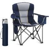high point sports Campingstuhl Faltbar Blau