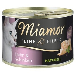 Miamor Feine Filets Naturell Huhn & Schinken 24x156 g