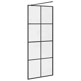 vidaXL Duschwand für Begehbare Dusche mit Klarem ESG Glas 80x195 cm