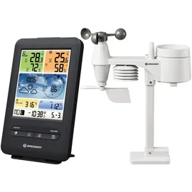 Bresser WLAN Farb-WetterCenter mit 5-in-1 Profi-Sensor V
