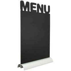 Securit Kreidetafel »Menu« schwarz, 21x342 cm