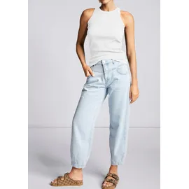 richroyal Ripptanktop in Rippenstruktur weiß