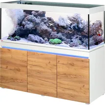 Eheim Incpiria 530 Aquariumkombination mit Förderpumpe und beleuchtbarem Unterschrank weiß