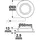 Fiai IsoLED ISOLED Möbeleinbaustrahler MINI AMP, rund, 3W, 120°, 24V DC, 3000K, IP20, dimmbar, Alu gebürstet ISO-115722
