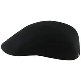 Sterkowski Norte Schiebermütze Herren Winter | Wolle Flatcap Herren | Schirmmütze Herren Winter Gatsby Mütze Herren Newsboy Cap Herren Schiebermützen Für Herren Irische Mütze Herren 57 cm Schwarz - 57