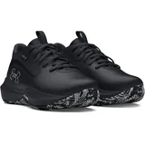 Under Armour PS Lockdown 7 Basketballschuhe Kinder 004 black/black/metallic silver 34