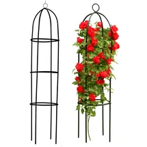Kinzo Rosen Rankhilfe 185 x 40 cm Schwarz