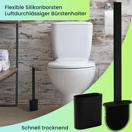casativo WC-Bürste 2er Set Schwarz/Grau