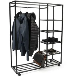 m2 Andorra2 Kleiderständer 110x140x35 schwarz