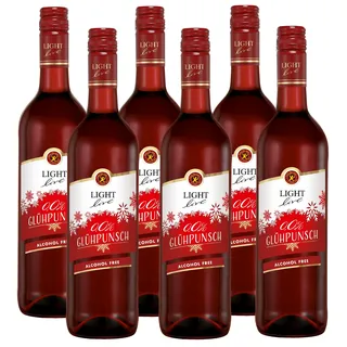 LIGHT live Glühpunsch 0,0% Red (6 x 0,75 l)