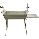 Grillpeter Mangal Leto Edelstahl 2mm Schaschlikgrill mit verstellbarer Grillhöhe