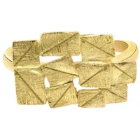 Steel_art Fingerring Damen Partis S goldfarben in goldfarben | Gr.: onesize