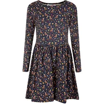 happy girls "dress", Mädchen, Gr. 110, EURO-Größen, blau (navy), Stoff, 100% Baumwolle, normal, Kleider Sommerkleid