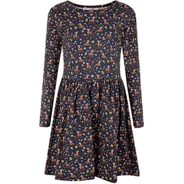 happy girls "dress", Mädchen, Gr. 110, EURO-Größen, blau (navy), Stoff, 100% Baumwolle, normal, Kleider Sommerkleid