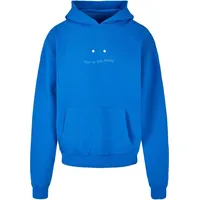 Pod NITM-Moody Face x Ultra Heavy Hoody in Blau,