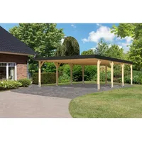 Karibu Doppelcarport Leimholz 2)