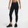 Nike Pro Mid-Waist 7/8-Leggings Damen 010 black/iron grey/white/white XS