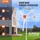 Vevor 800 W windkraftanlage 12 V Windgenerator 3-Blatt-Windkraftgenerator mit MPPT-Regler einstellbare Windrichtung und 2,5 m/s Startwindgeschwindigkeit geeignet für Zuhause Bauernhof Wohnmobile Boote