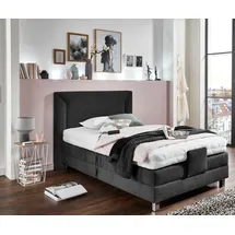 Westfalia Schlafkomfort Boxbett 134 x 214 cm Schwarz