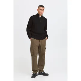 !Solid Troyer SOLID "Troyer SDRiver", Herren, Gr. XXL, schwarz (true schwarz), Obermaterial: 100% Baumwolle CO., Pullover Troyer