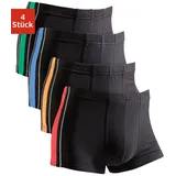 AUTHENTIC LE JOGGER Boxershorts unifarben schwarz 6 4er Pack