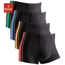 AUTHENTIC LE JOGGER Boxershorts unifarben schwarz 6 4er Pack