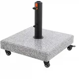 Doppler Schirmständer Granit 70 kg Hellgrau