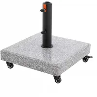 Doppler Schirmständer Granit 70 kg Hellgrau