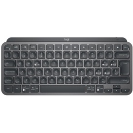 Logitech MX Keys Mini Graphite, schwarz, LEDs weiß, Logi Bolt, USB/Bluetooth, IT (920-010488)