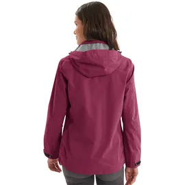 KILLTEC Outdoorjacke "Inkele", Damen, Gr. 42, rosa (dunkelrosé), Obermaterial: 100% Polyester;Obermaterial 2: 100% Polyester;Futter: 100% Polyester, Jacken Outdoorjacke, Damenjacke mit abnehmbarer Kapuze, wind- und wasserdicht, atmungsaktiv