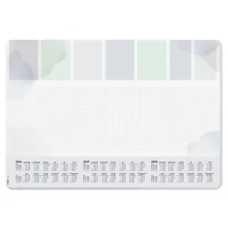 Sigel H6312 Schreibunterlage Papier Wochenplan kariert (B x H) 59.5 cm x 41 cm 2026, 2027, 2028 30 Blatt
