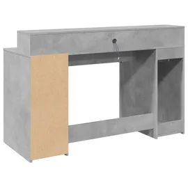 vidaXL Gaming-Tisch Betongrau