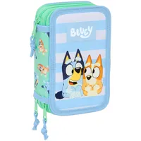Safta BLUEY Sisters Federmäppchen mit 37 nützlichen Funktionen, Federmäppchen für Kinder von 5 bis 14 Jahren, Bequem und vielseitig, Qualität und Langlebigkeit, 12,5 x 5,5 x 19,5 cm, Aqua, M, Teal, M