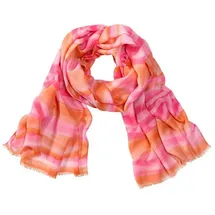 Rabe Schal Aquarell Optik in Orange für Damen - 38