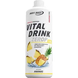 Vital Drink Zerop - Ananas - 1000 ml Flasche EINHEITSFARBE 1000 mL