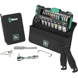 WERA Bicycle Set 3 A Bitset/Steckschlüsselsatz, 40-tlg. inkl. Tasche (05004188001)