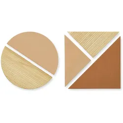 Nofred - Magnete für Pinnwand, sand